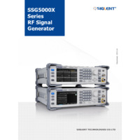 Siglent SSG5000X Signal Generators - Datasheet