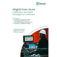 Druck 4Sight2 Standard On-Premise Calibration Software - Leaflet