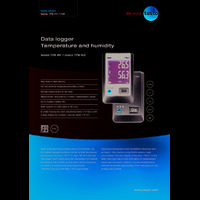 Testo 176 H1 Temperature & Humidity Datalogger - Datasheet