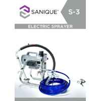 SANIQUE S-3 Electric Sanitiser Sprayer - Datasheet