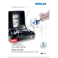 Wöhler VIS 350 Visual Inspection Service Camera - Datasheet