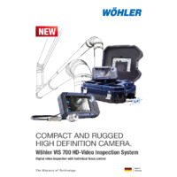 Wöhler VIS 700 HD Video Inspection System - Datasheet