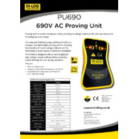 DiLog PU690 690V AC Proving Unit - Datasheet