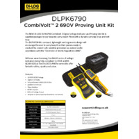DiLog DLPK6790 CombiVolt 2 & PU690V Proving Unit Kit - Datasheet