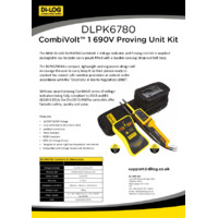 DiLog DLPK6780 CombiVolt 1 & PU690V Proving Unit Kit - Datasheet