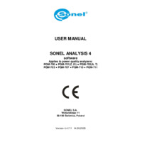 Sonel Analysis Software - User Manual