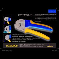 Klauke K32 Twist-It Crimping Tool - Leaflet