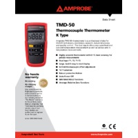 Amprobe TMD-50 Thermometer Datasheet