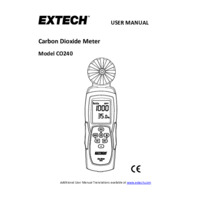Extech CO240 Indoor Air Quality Meter - User Manual
