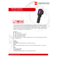 Hikmicro E1L Handheld Thermal Imaging Camera - Datasheet