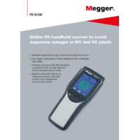 Megger PD Handheld Scanner - Brochure