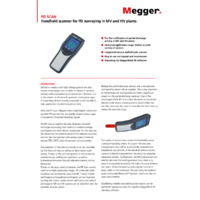 Megger PD Handheld Scanner - Datasheet