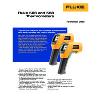 Fluke 566 Infrared Thermometer Datasheet