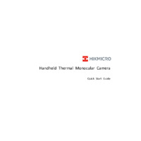 Hikmicro LYNX Handheld Thermal Monocular - Quick Start Guide