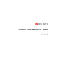 Hikmicro OWL Handheld Thermal Monocular - User Manual