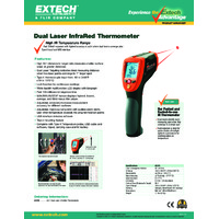 Extech 42570 Dual Laser Infrared Thermometer Datasheet