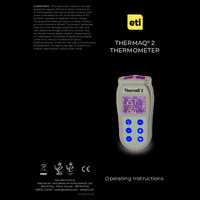 ETI 231-052 ThermaQ 2 Four-Channel Thermocouple Thermometer - Datasheet