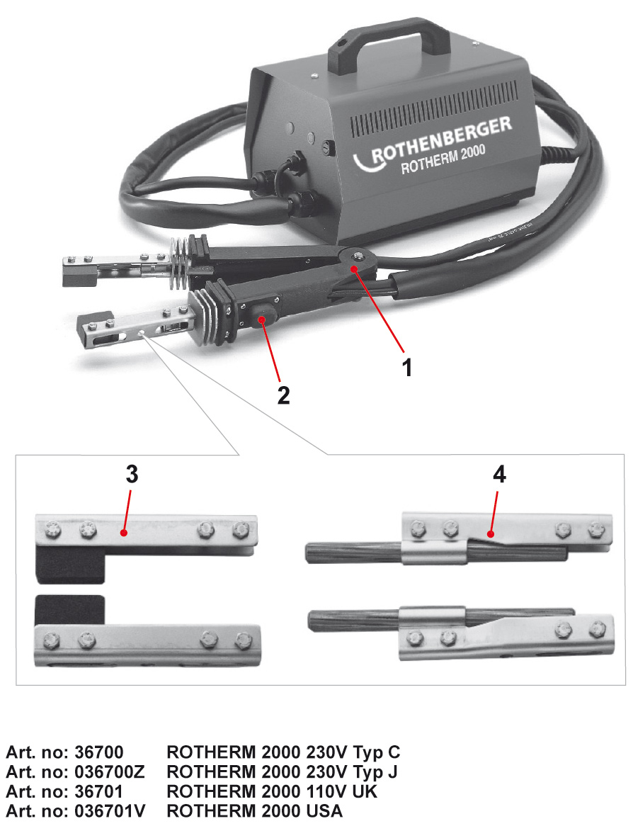 Rothenberger Rotherm 2000 Electric Soft Soldering Unit overview.