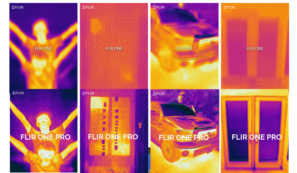 FLIR ONE PRO Comparison Images