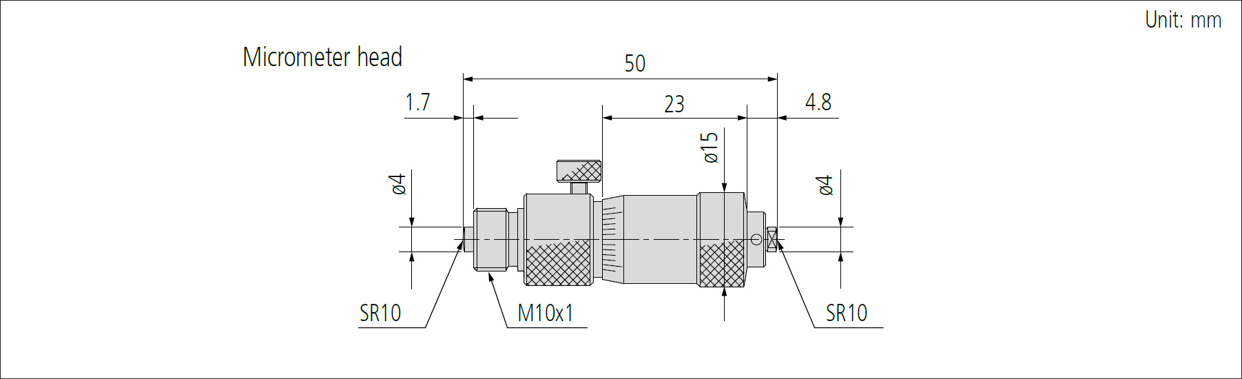 Mitutoyo 137 extension tube inside dimensions.