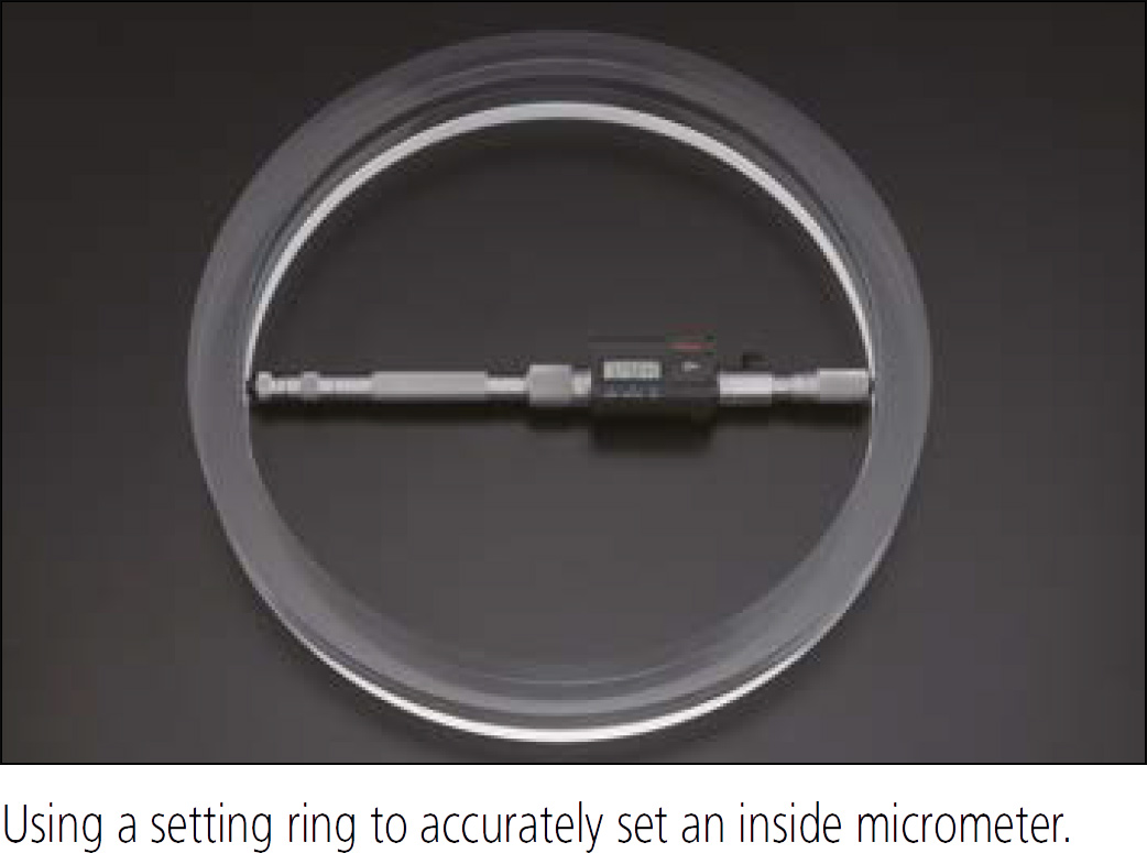 Mitutoyo 339 long range extension setting ring.