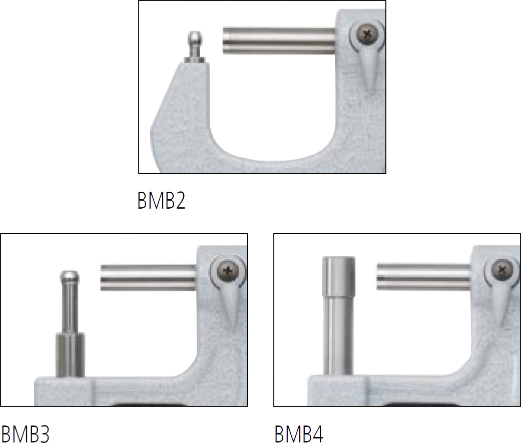 Mitutoyo 395 anvil tube bmb types.