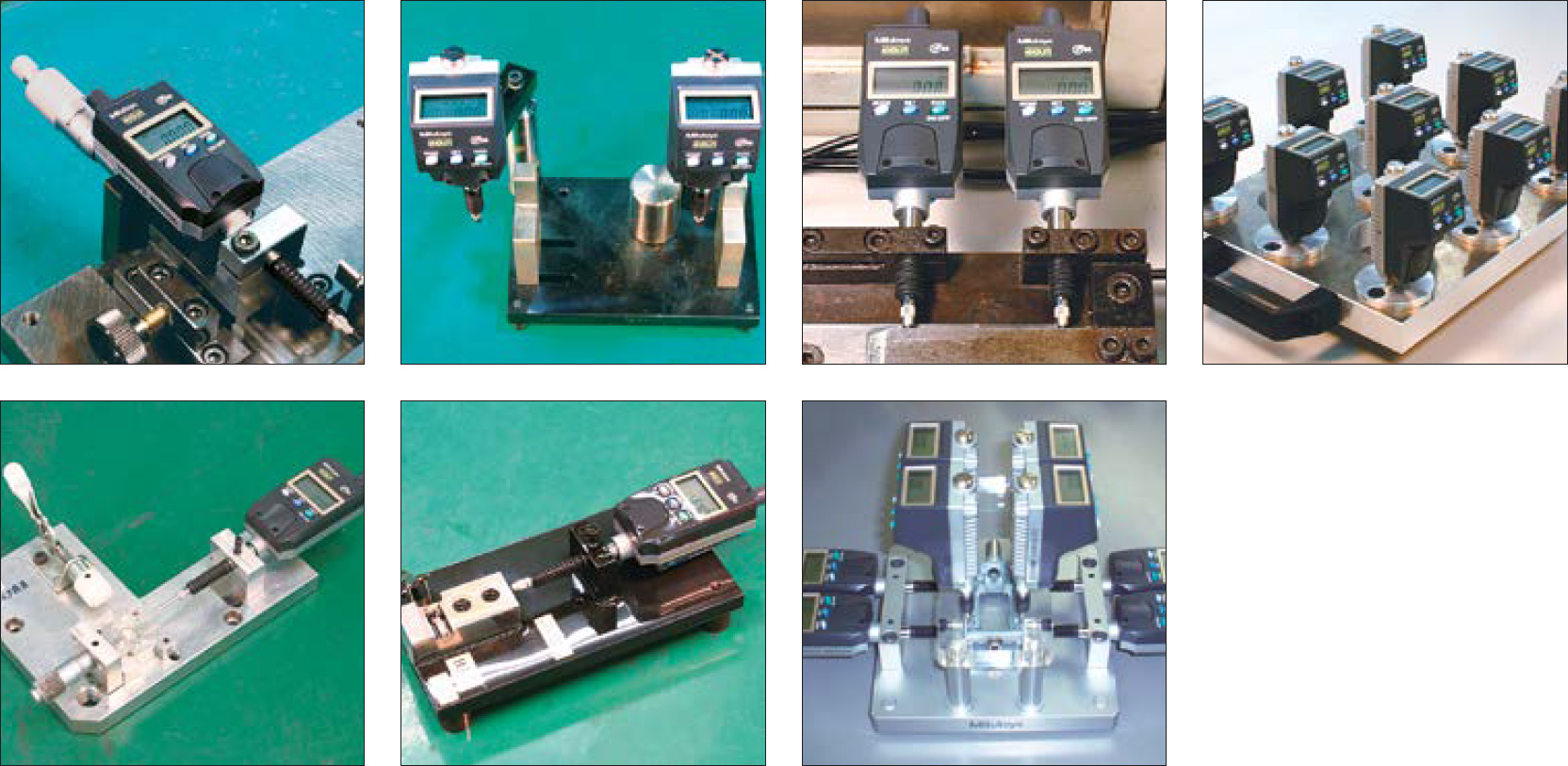 Mitutoyo digi indicator sample applications.