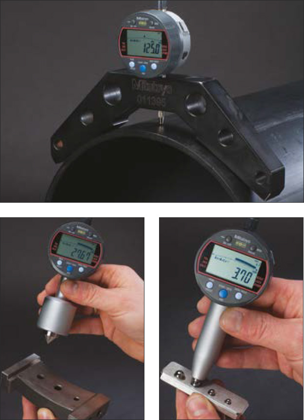 Mitutoyo calculating indicator examples.