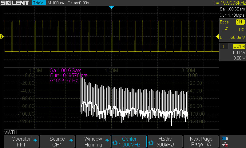 SDS1202X-E FFT