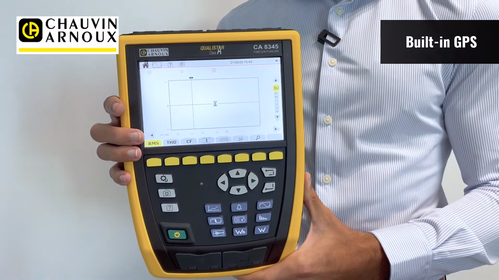 Chauvin Arnoux CA8345 Qualistar Class A Power Quality Analyser WIfI.