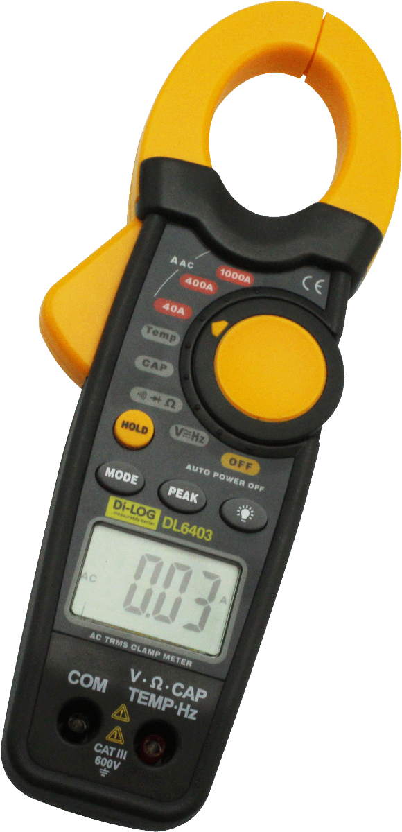 DiLog DL6403 TrueRMS 1000A AC Digital Clamp Meter