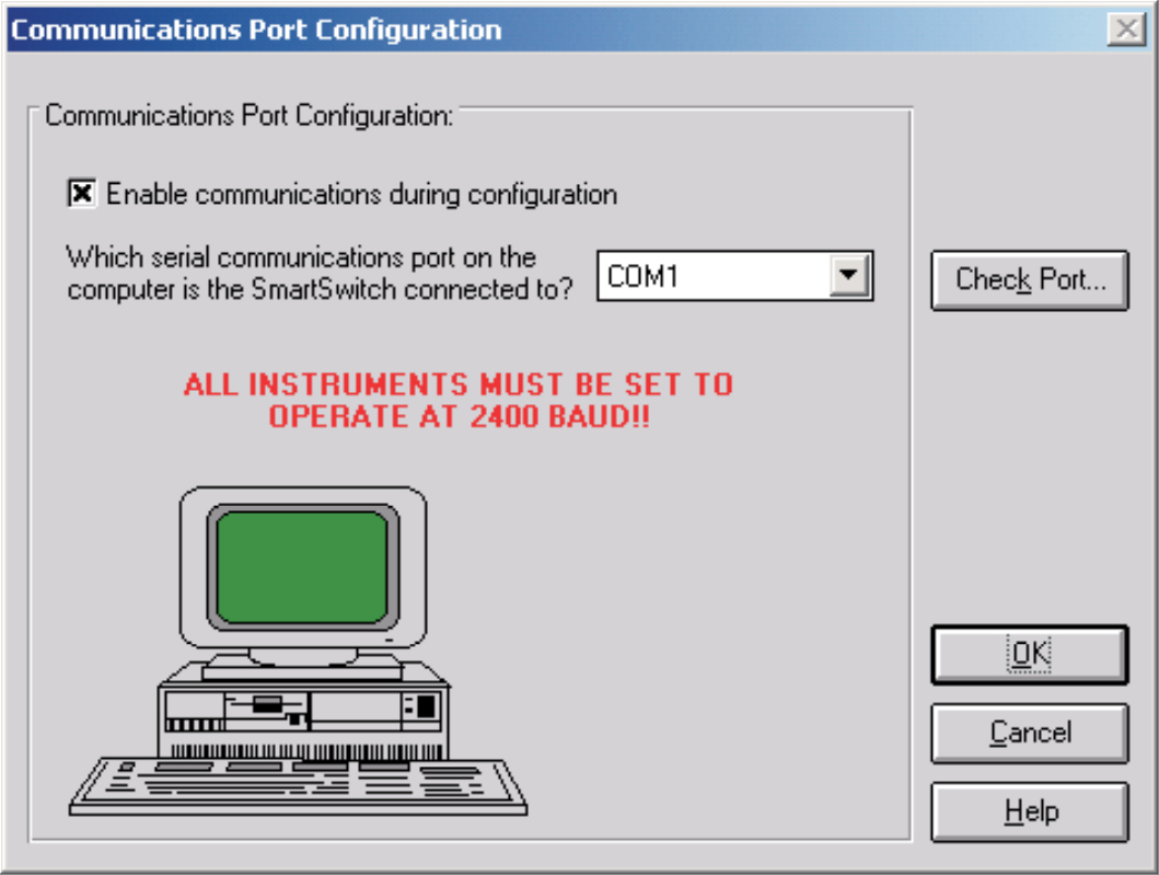 Fluke MET/TEMP II V5 Software, Upgrade from V4 communications port configuration