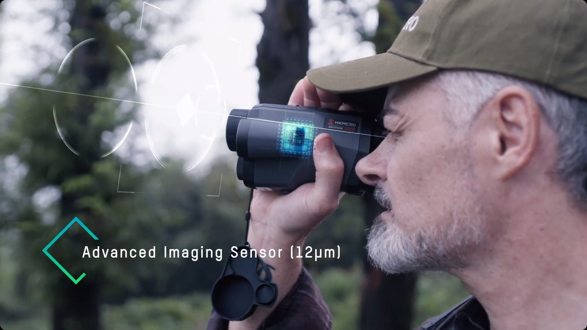 Hikmicro Gryphon Pro LRF GQ50L Thermal & Optical Monocular advanced imaging sensor.