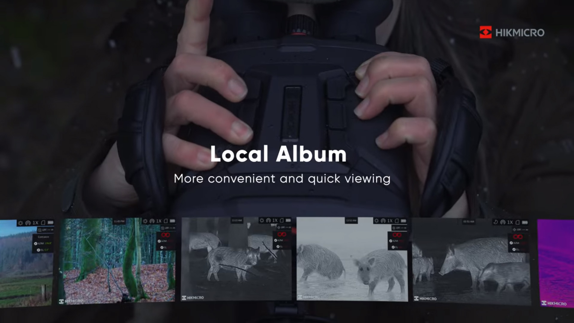 The local album on the camera where your images or videos can be conveniently and quickly viewed.