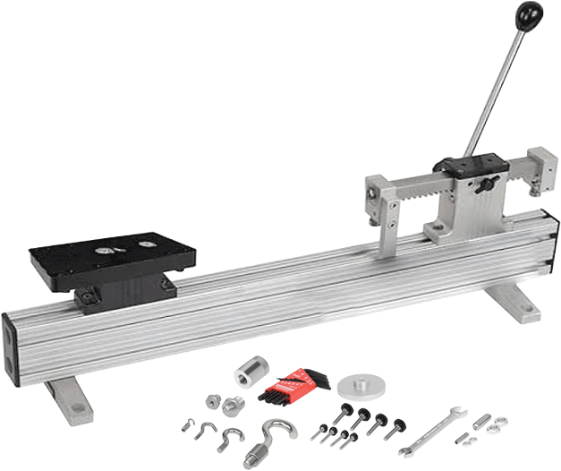 Mark-10 TSA750H Test Stand, Lever-Operated - what's in the box.