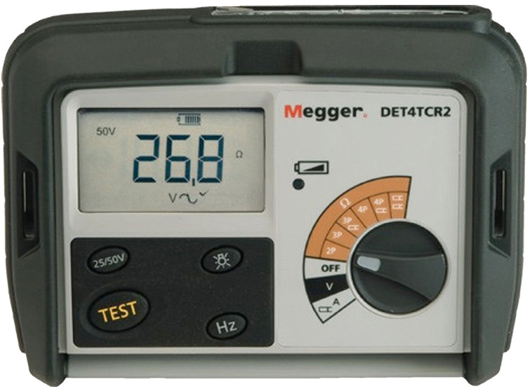 Megger DET4TCR2 Rechargeable Earth Tester.