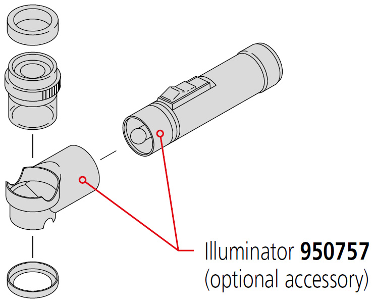 Mitutoyo 950757 Illuminator for Pocket Comparators