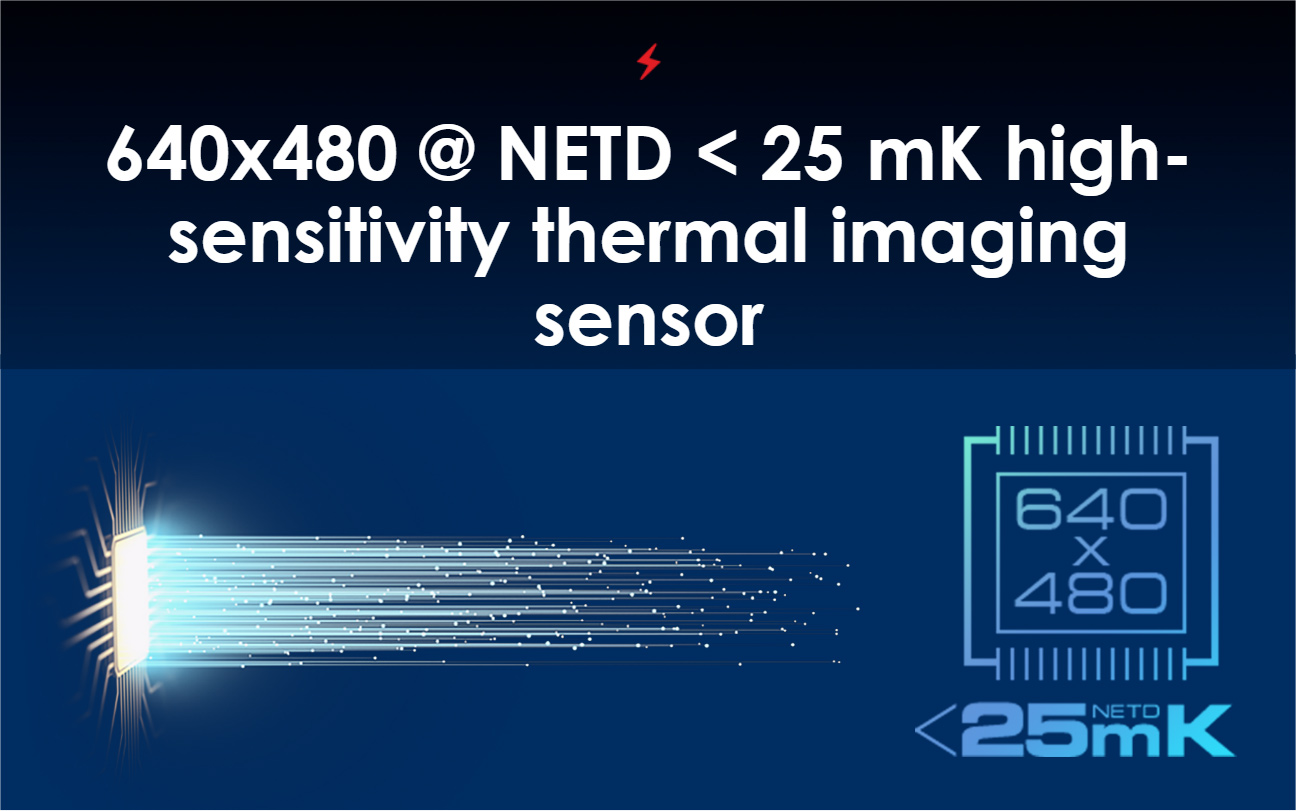 Pulsar PU-76572 Thermion Duo DXP55 Multispectral Hunting Riflescope (50Hz) 640x480 @ NETD < 25 mK high-sensitivity thermal imaging sensor