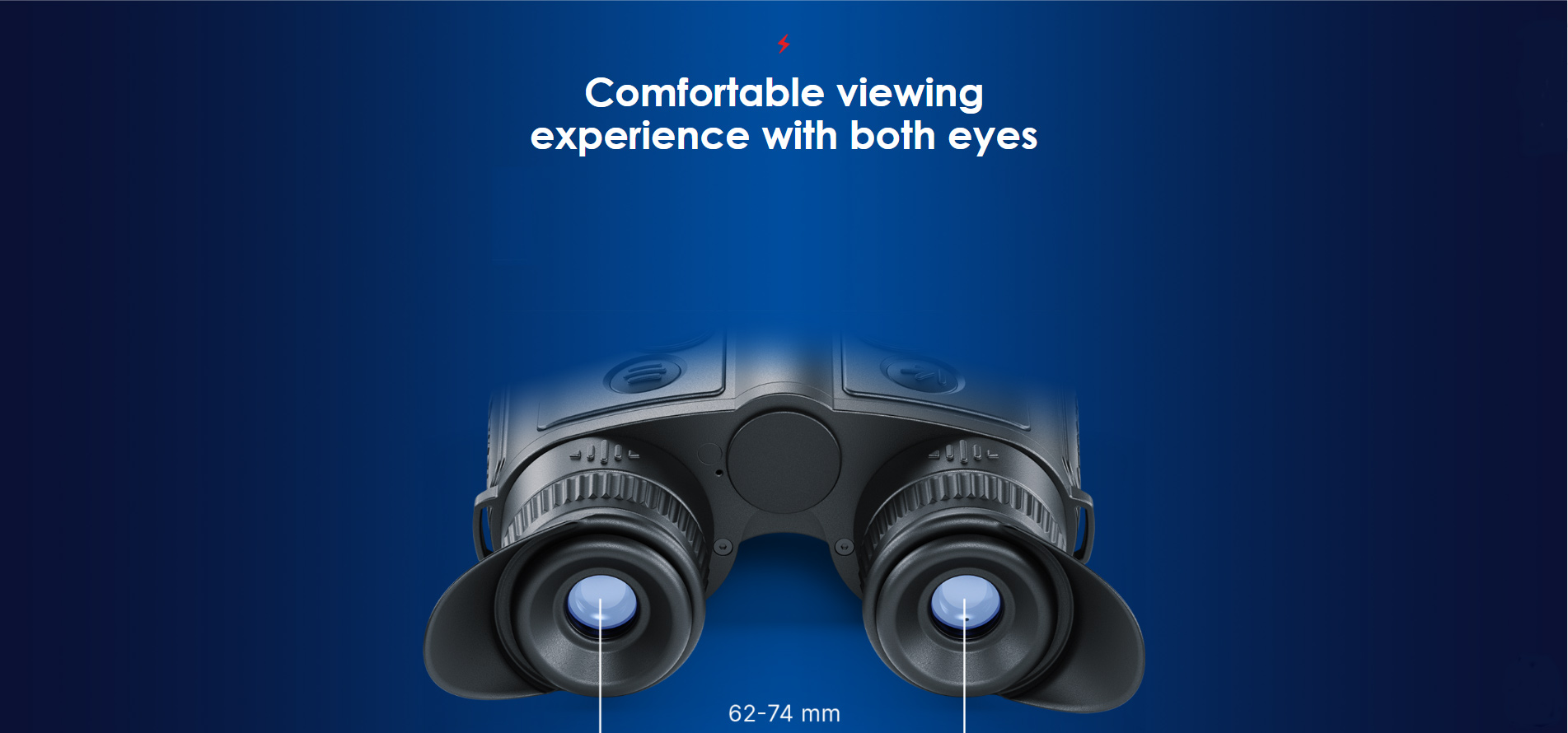 Pulsar PU-77481 Comfortable viewing experience with both eyes