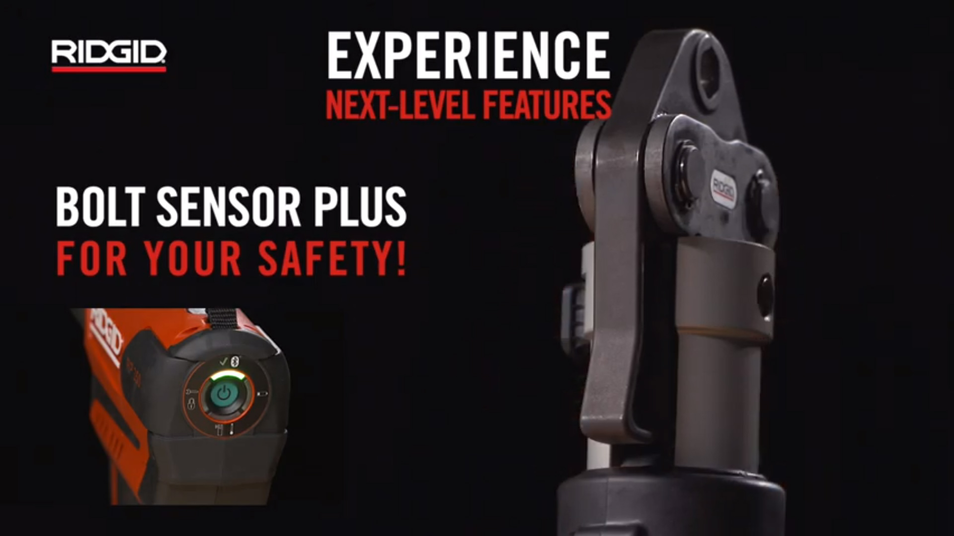 Bolt sensor plus for the users safety.