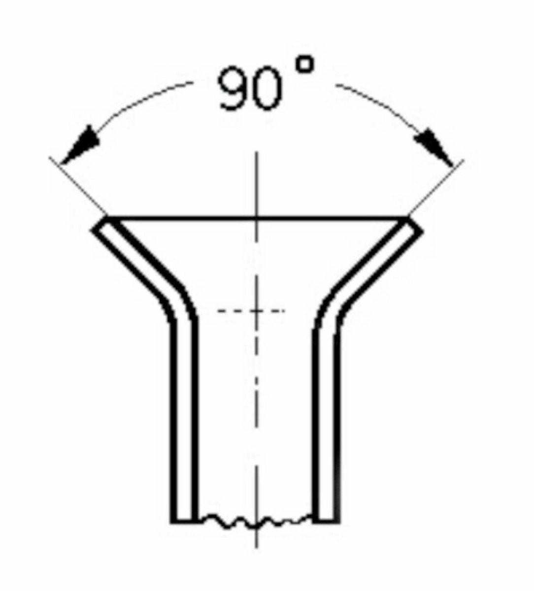 Rothenberger Roflare Revolver 90 degrees example.