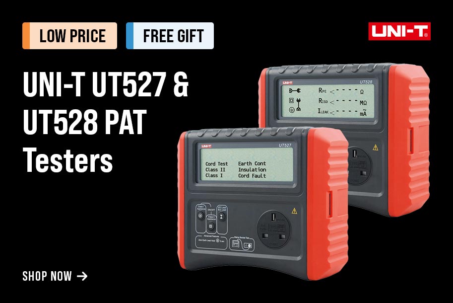 UNI-T UT527 & UT528 PAT Testers