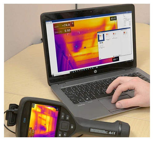 FLIR E86 Connected to PC