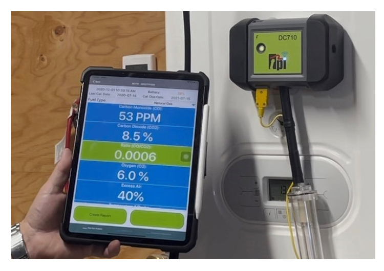 TPI DC710 Smart Combustion Flue Gas Analyser