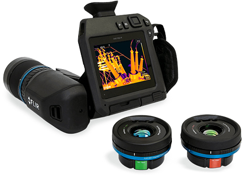 FLIR GF77 HR Lens and LR Lens