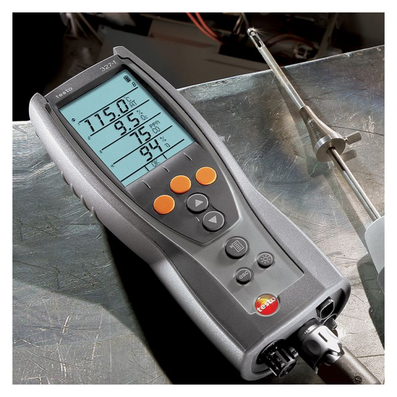 Testo 327-1 Flue Gas Analyser - Standard Kit