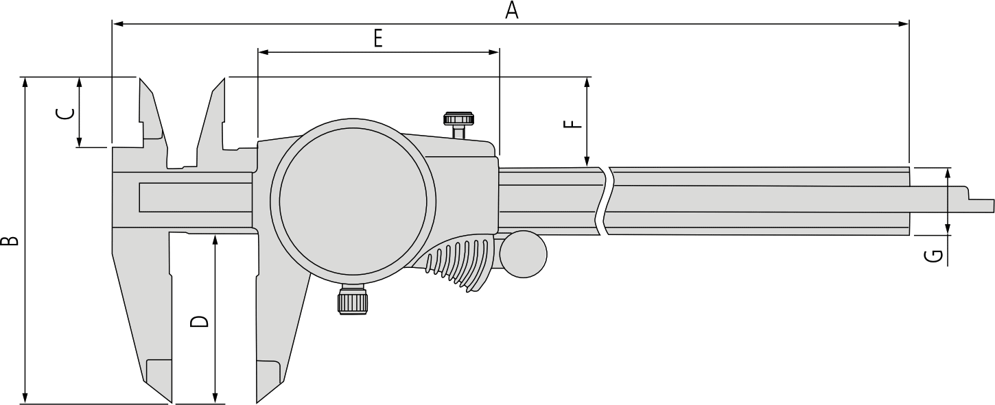 Mitutoyo Series 505 Dimensions