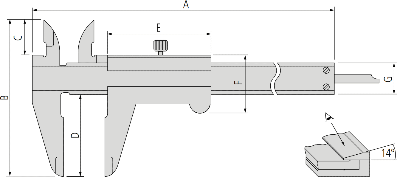 Mitutoyo 530 Dimensions