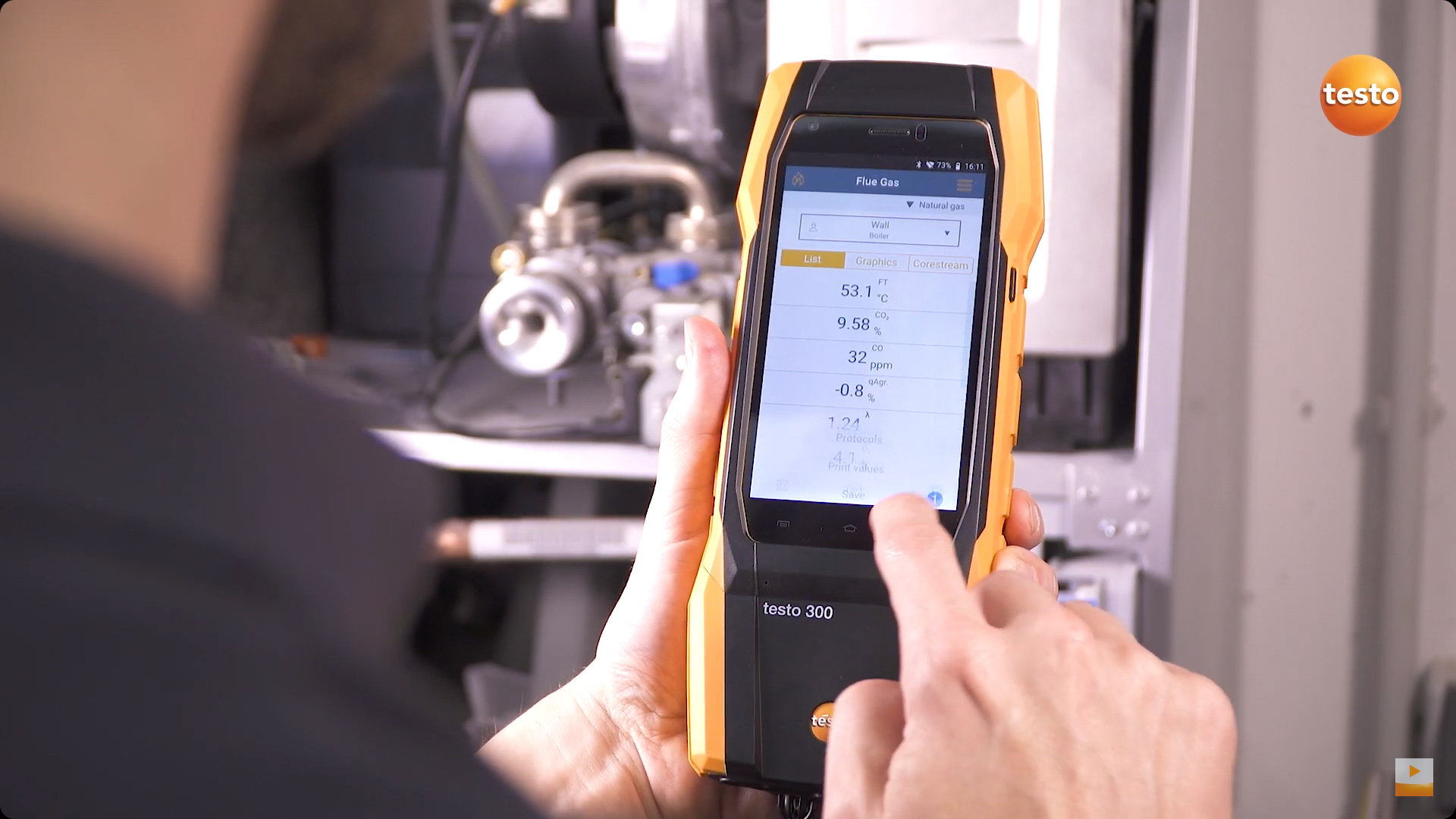 Testo 300 Flue Gas Analyser Smart Kit