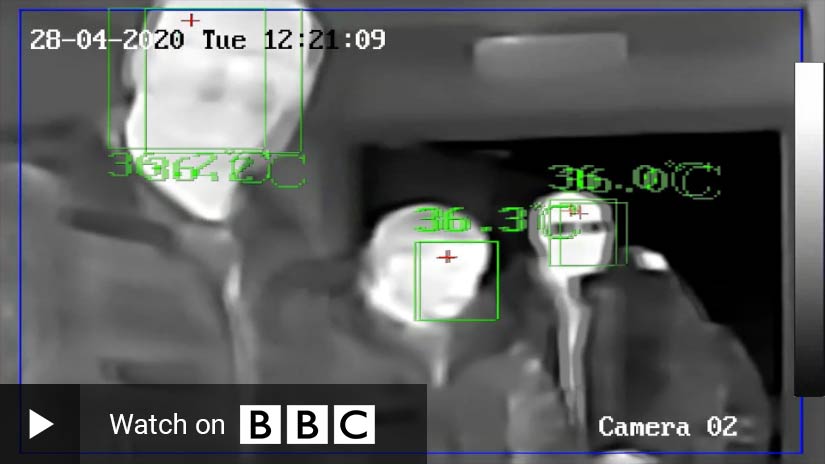 BBC News: Will thermal cameras help to end the lockdown?